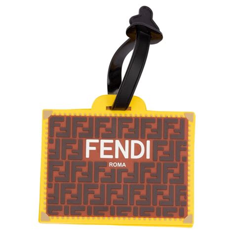 fendi suit case|Fendi luggage tag.